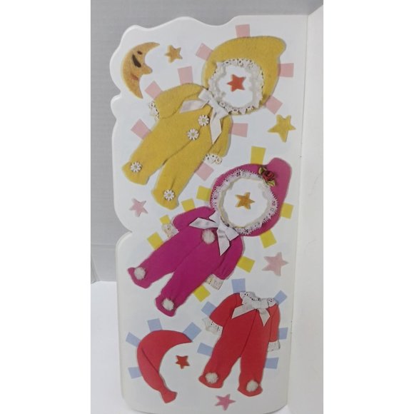 Vintage 1973 Baby Beans Paper Dolls Whitman Book Uncut book - Picture 7 of 10
